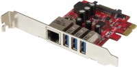 Купить PCI-контролер Startech.com PEXUSB3S3GE: цена от 3580 грн.