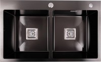 Купить кухонна мийка Platinum Handmade HDB PVD 780x480: цена от 4380 грн.