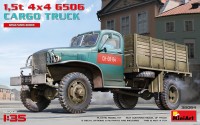 Купити збірна модель MiniArt 1.5t 4x4 G506 Cargo Truck (1:35)  за ціною від 1644 грн.