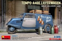 Купить збірна модель MiniArt Tempo A400 Lieferwagen. Milk Delivery Van (1:35): цена от 1313 грн.