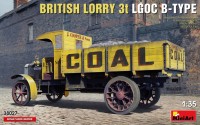 Купити збірна модель MiniArt British Lorry 3t LGOC B-type (1:35)  за ціною від 1644 грн.