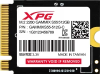 Купити SSD A-Data XPG GAMMIX S55 (GAMMIXS55-512G-C) за ціною від 2845 грн.