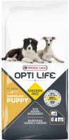 Купити корм для собак Versele-Laga Opti Life Puppy Medium Chicken 12.5 kg  за ціною від 5513 грн.