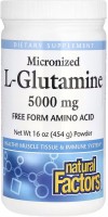 Купить аминокислоты Natural Factors Micronized L-Glutamine 5000 mg по цене от 1585 грн.