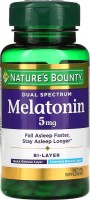 Купити амінокислоти Natures Bounty Melatonin 5 mg (90 cap) за ціною від 488 грн.
