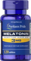 описание, цены на Puritans Pride Melatonin 3 mg
