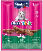 Купити корм для кішок Vitakraft Cat Stick Classic Mini Duck/Rabbit 18 g за ціною від 68 грн.