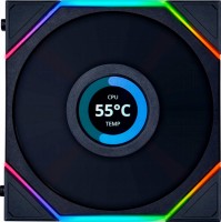 Купити система охолодження Lian Li Uni Fan Reverse TL120 LCD Black  за ціною від 2599 грн.