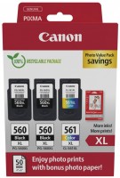 Купить картридж Canon PG-560XL/CL-561XL 3712C012: цена от 3585 грн.