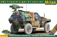 Купить сборная модель Ace VBL French Light AT Carrier Milan (1:72)  по цене от 566 грн.