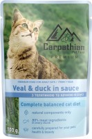 Купить корм для кішок Carpathian Adult Veal/Duck in Sauce 24 pcs: цена от 272 грн.