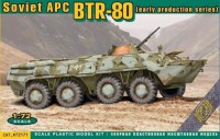 Купить збірна модель Ace Soviet APC BTR-80 (1:72): цена от 401 грн.