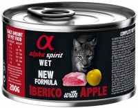 Купити корм для кішок Alpha Spirit Cat Canned Iberico/Apple 200 g  за ціною від 131 грн.