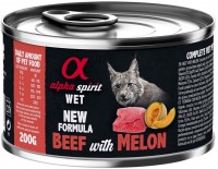 Купити корм для кішок Alpha Spirit Cat Canned Beef/Melon 200 g  за ціною від 106 грн.
