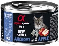 Купить корм для кошек Alpha Spirit Cat Canned Anchovy/Apple 200 g  по цене от 106 грн.