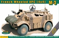 Купить сборная модель Ace French Wheeled APC (4x4) M-3 (1:72)  по цене от 516 грн.