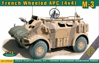 Купити збірна модель Ace French Wheeled APC (4x4) M-3 (1:72)  за ціною від 516 грн.