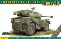 Купити збірна модель Ace Light Armored Car (4x4) Eland-90 (1:72)  за ціною від 523 грн.
