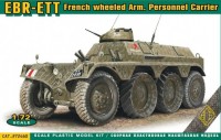 Купити збірна модель Ace EBR-ETT French Wheeled Arm. Personnel Carrier (1:72)  за ціною від 542 грн.