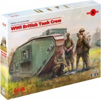 Купити збірна модель ICM WWI British Tank Crew (1:35)  за ціною від 409 грн.