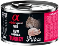 Купити корм для кішок Alpha Spirit Cat Canned Turkey Protein 200 g  за ціною від 131 грн.