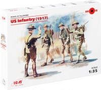 Купить сборная модель ICM US Infantry (1917) (1:35)  по цене от 409 грн.