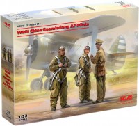 Купити збірна модель ICM WWII China Guomindang AF Pilots (1:32)  за ціною від 450 грн.