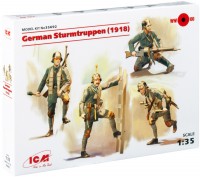 Купить сборная модель ICM German Sturmtruppen (1918) (1:35)  по цене от 409 грн.