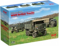 Купити збірна модель ICM WWII British Trucks (1:35)  за ціною від 3042 грн.