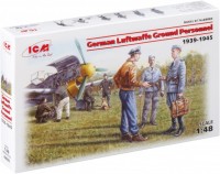 Купить сборная модель ICM German Luftwaffe Ground Personnel (1939-1945) (1:48)  по цене от 360 грн.