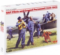 Купити збірна модель ICM RAF Pilots and Ground Personnel (1939-1945) (1:48)  за ціною від 360 грн.