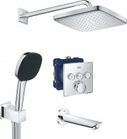 Купить душевая система Grohe Grohtherm SmartControl UA202802C3  по цене от 35299 грн.