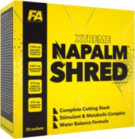 Купити спалювач жиру Fitness Authority Xtreme Napalm Shred 30 sachet  за ціною від 2024 грн.