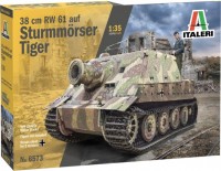 Купити збірна модель ITALERI 38 cm RW 61 auf Sturmmorser Tiger (1:35)  за ціною від 1446 грн.
