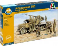 Купити збірна модель ITALERI Autocannone 3RO with 90/53 AA Gun (1:72)  за ціною від 672 грн.