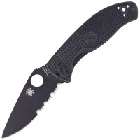Купити ніж / мультитул Spyderco Tenacious FRN Combination Edge Black  за ціною від 2763 грн.