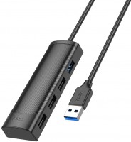 Купить картридер / USB-хаб Hoco HB41  по цене от 190 грн.