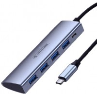 Купить картридер / USB-хаб Jellico HU-55  по цене от 1149 грн.