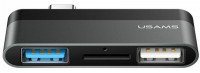 Купить картридер / USB-хаб USAMS US-SJ463: цена от 450 грн.