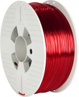 Купити пластик для 3D друку Verbatim PET-G Red Transparent 2.85mm 1kg  за ціною від 1255 грн.