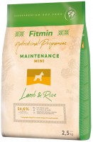 Купить корм для собак Fitmin Nutritional Programme Maintenance Mini Lamb/Rice 2.5 kg  по цене от 920 грн.