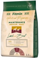 Купити корм для собак Fitmin Nutritional Programme Maintenance Medium/Maxi Lamb/Beef 2.5 kg  за ціною від 810 грн.