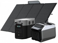 Купить зарядная станция EcoFlow DELTA Max 2000 + WAVE 2 + SP400W  по цене от 43999 грн.