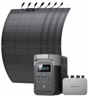 Купить зарядная станция EcoFlow DELTA Max 2000 + Microinverter 800W + 4FLEXSP100W: цена от 58036 грн.