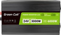 Купить автомобильный инвертор Green Cell Power Inverter LCD 24V to 3000W/6000W Pure Sine: цена от 112308 грн.