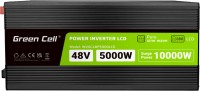 Купити автомобільний інвертор Green Cell Power Inverter LCD 48V to 5000W/10000W Pure Sine  за ціною від 23332 грн.