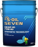 Купить трансмісійне мастило S-Oil Seven Gear HD 75W-90 20L: цена от 6022 грн.