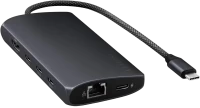 Купить картридер / USB-хаб Satechi USB-C Multiport Adapter 8K With Ethernet V3: цена от 4499 грн.