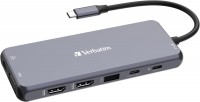 Купити кардридер / USB-хаб Verbatim USB-C Pro Multiport Hub CMH-14  за ціною від 2730 грн.