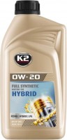 Купити моторне мастило K2 Motor Oil 0W-20 Hybrid 1L  за ціною від 206 грн.